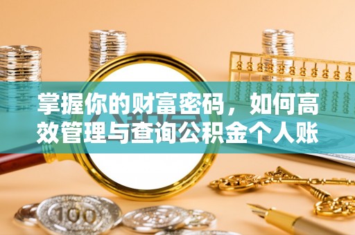 隆回掌握你的财富密码，如何高效管理与查询公积金个人账户信息